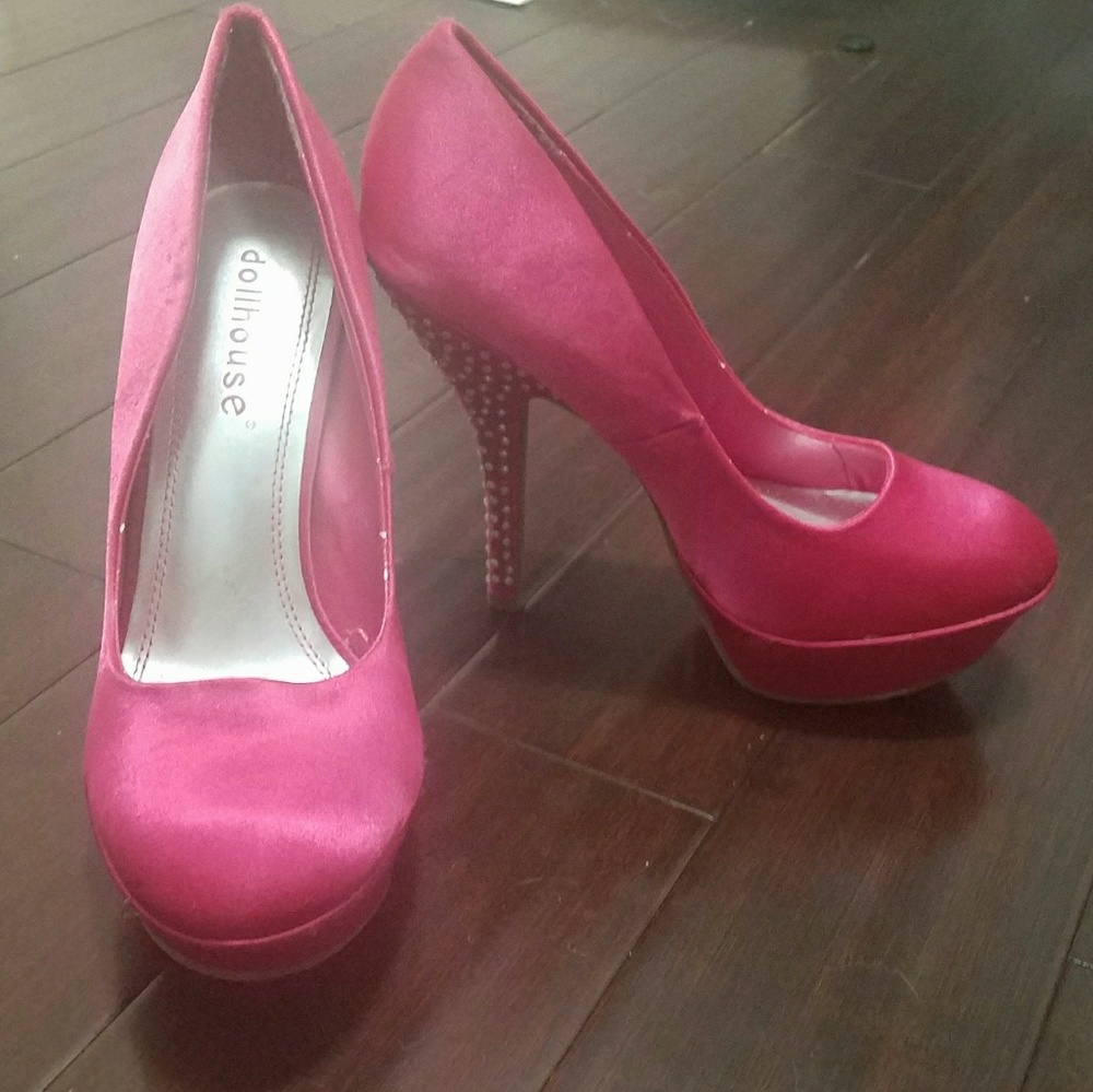Hot pink heels